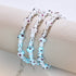 Huître | Argent sterling 925 | Bracelet de luxe en forme de champignon en verre Firefly